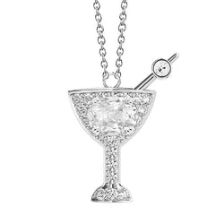 Fijne Diamant Druppel Hanger 2 karaat F/VS1 – 14K Witgoud