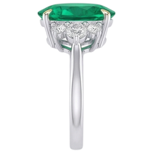 Afbeelding in Gallery-weergave laden, High-end Edelsteen Ring 3,50 karaat – bovenaanzicht
