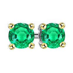Colombiaanse Smaragd Gemstone Earring 2 karaat F/VS1 – 14 Karaat