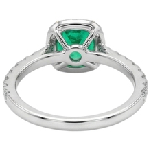 Afbeelding in Gallery-weergave laden, Colombiaanse Smaragd Edelsteen Ring – achteraanzicht
