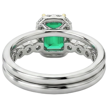 Afbeelding in Gallery-weergave laden, Luxueus Sieraadsteen Ring 2 karaat – achteraanzicht
