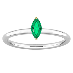 Colombiaanse Smaragd Gekleurde Steen Ring – GIA-Gecertificeerd
