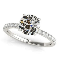 Natuurlijke Diamanten Ring 4ct - Witgoud 14K