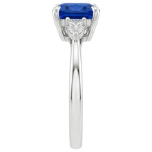 Afbeelding in Gallery-weergave laden, echte pear diamant 2.50karaat ring op wit
