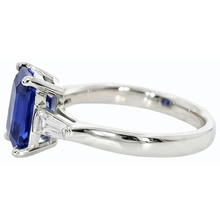 Afbeelding in Gallery-weergave laden, echte saffier 3karaat ring profielweergave
