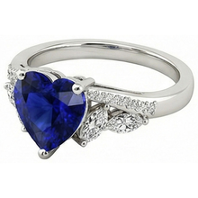 Afbeelding in Gallery-weergave laden, echte round diamant 4karaat ring profielweergave
