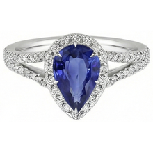 Afbeelding in Gallery-weergave laden, echte round diamant 5.50karaat ring bovenaanzicht
