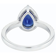 Afbeelding in Gallery-weergave laden, echte round diamant 4karaat ring zijaanzicht
