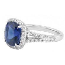 Afbeelding in Gallery-weergave laden, echte round diamant 4karaat ring bovenaanzicht
