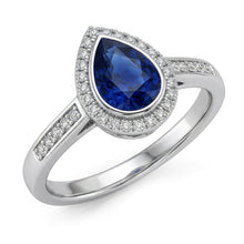 Afbeelding in Gallery-weergave laden, echte round diamant 3karaat ring zijaanzicht
