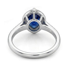 Afbeelding in Gallery-weergave laden, echte round diamant 3karaat ring profielweergave
