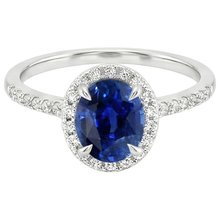 Afbeelding in Gallery-weergave laden, echte round diamant 3.25karaat ring profielweergave

