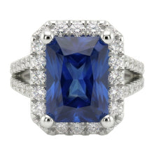 Afbeelding in Gallery-weergave laden, echte round diamant 3.50karaat ring close-up detail
