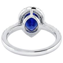Afbeelding in Gallery-weergave laden, echte round diamant 4karaat ring zijaanzicht
