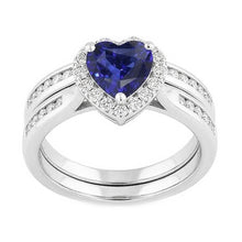 Afbeelding in Gallery-weergave laden, echte heart diamant 3.50karaat ring close-up detail
