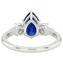 Afbeelding in Gallery-weergave laden, Natuurlijke Saffier Ring 7.25ct - Witgoud 14K
