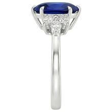 Afbeelding in Gallery-weergave laden, Natuurlijke Saffier Ring 7.25ct - Witgoud 14K
