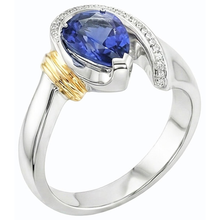 Afbeelding in Gallery-weergave laden, echte round diamant 2karaat ring close-up detail
