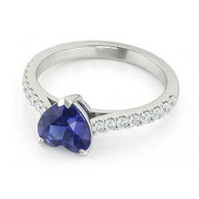 Afbeelding in Gallery-weergave laden, echte round diamant 2.50karaat ring close-up detail
