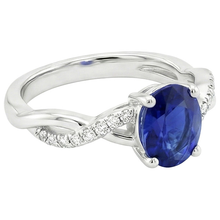 Afbeelding in Gallery-weergave laden, echte round diamant 5karaat ring profielweergave
