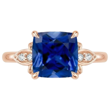 Afbeelding in Gallery-weergave laden, echte round diamant 2.50karaat ring profielweergave
