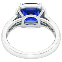Afbeelding in Gallery-weergave laden, echte round diamant 4.50karaat ring op wit
