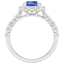 Afbeelding in Gallery-weergave laden, echte round diamant 3karaat ring op wit
