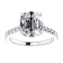 Natuurlijke Diamanten Ring 7ct - Witgoud 14K