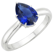 Afbeelding in Gallery-weergave laden, echte pear diamant 4karaat ring close-up detail
