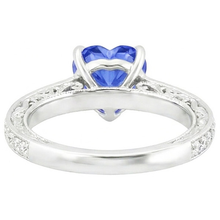 Afbeelding in Gallery-weergave laden, echte round diamant 2karaat ring profielweergave
