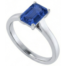 Afbeelding in Gallery-weergave laden, echte diamant 2karaat ring zijaanzicht
