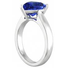 Afbeelding in Gallery-weergave laden, echte trillion saffier 1.50karaat ring profielweergave

