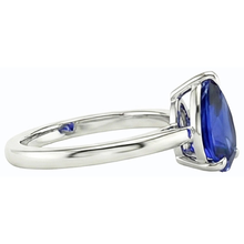 Afbeelding in Gallery-weergave laden, echte pear diamant 2.50karaat ring profielweergave
