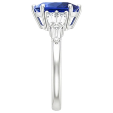 Afbeelding in Gallery-weergave laden, echte pear diamant 4karaat ring op wit
