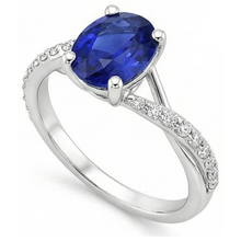 Afbeelding in Gallery-weergave laden, echte round diamant 3karaat ring bovenaanzicht
