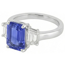 Afbeelding in Gallery-weergave laden, echte diamant 2.50karaat ring profielweergave

