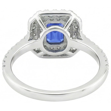 Afbeelding in Gallery-weergave laden, echte round diamant 3karaat ring zijaanzicht
