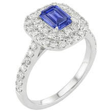 Afbeelding in Gallery-weergave laden, echte round diamant 3karaat ring bovenaanzicht
