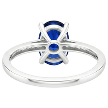 Afbeelding in Gallery-weergave laden, Dames edelsteen ring ovaal geslepen met Natuurlijke echte diamanten ( niet in een laboratorium gekweekt ) accenten 5 karaat
