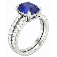 Afbeelding in Gallery-weergave laden, echte round diamant 4.50karaat ring close-up detail

