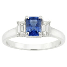 Afbeelding in Gallery-weergave laden, echte diamant 1.25karaat ring bovenaanzicht
