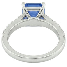 Afbeelding in Gallery-weergave laden, echte round diamant 3.50karaat ring profielweergave
