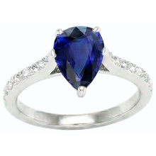 Afbeelding in Gallery-weergave laden, echte round diamant 3karaat ring bovenaanzicht
