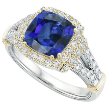 Afbeelding in Gallery-weergave laden, echte round diamant 3.25karaat ring bovenaanzicht
