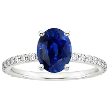 Afbeelding in Gallery-weergave laden, echte round diamant 5.25karaat ring profielweergave
