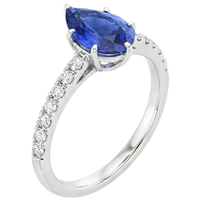 Afbeelding in Gallery-weergave laden, echte round diamant 5karaat ring close-up detail
