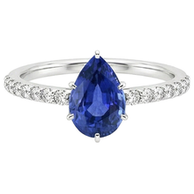 Afbeelding in Gallery-weergave laden, echte round diamant 5karaat ring profielweergave
