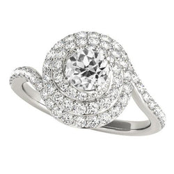 Natuurlijke Diamanten Ring 4.75ct - Witgoud 14K