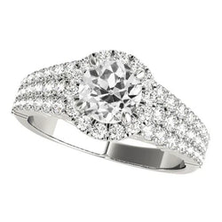 Natuurlijke Diamanten Ring 5ct - Witgoud 14K