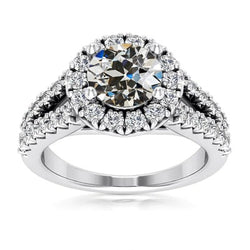Natuurlijke Diamanten Ring 4.75ct - Witgoud 14K